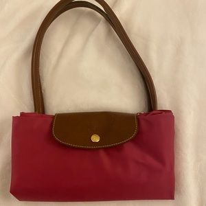 Longchamp Le Pliage L in Hot Pink